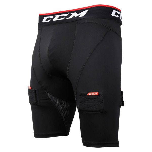 CCM Senior Compression Jock Shorts w/Cup
