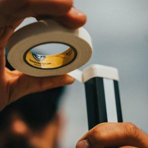 Alternative view of HOWIES WHITE 1/2" KNOB TAPE