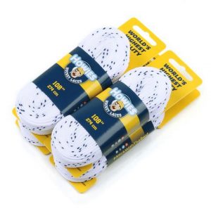 Alternative view of HOWIES WHITE CLOTH HOCKEY SKATE LACES