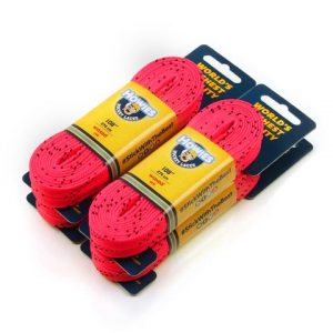 Alternative view of HOWIES HOT PINK WAXED HOCKEY SKATE LACES