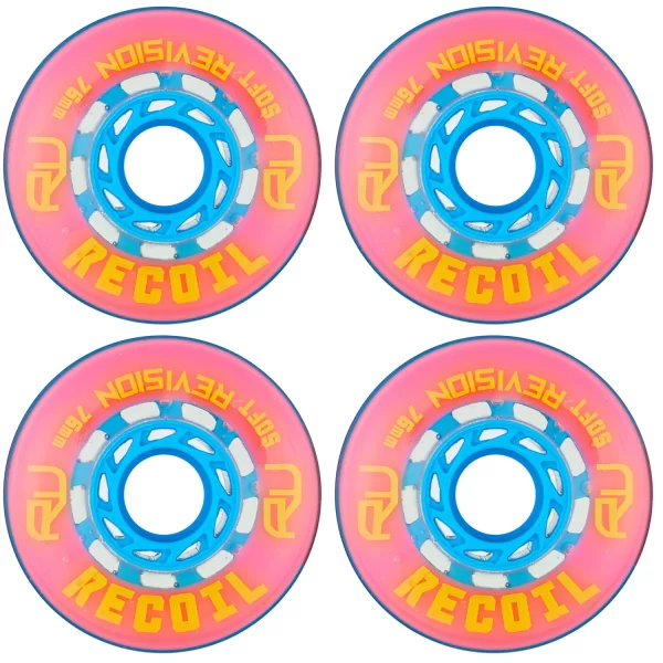 Revision Recoil Soft Roller Hockey Wheel 4 Pack