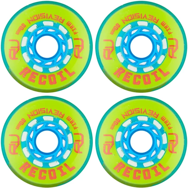 Revision Recoil Firm Roller Hockey Wheel 4 Pack