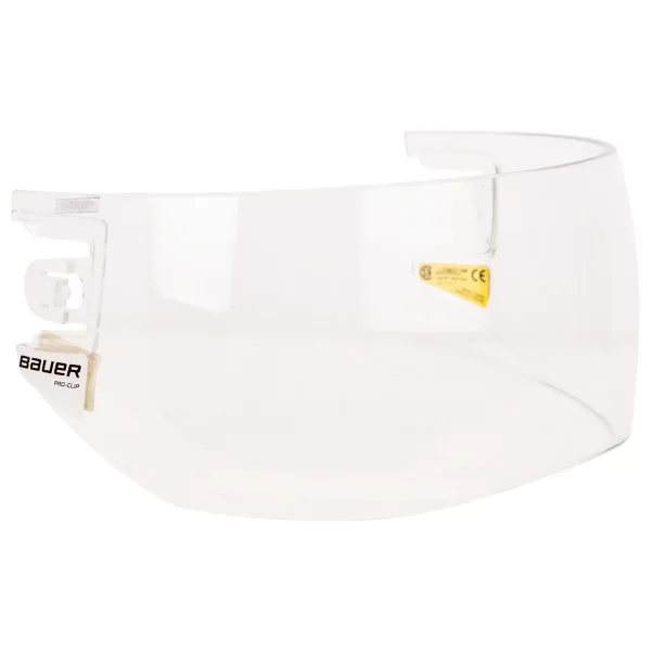 Bauer Pro Clip Wave Visor Clear