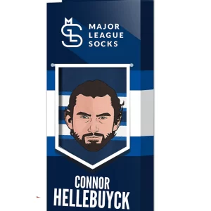 Alternative view of Major League Socks - Connor Hellebuyck