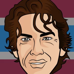 Alternative view of Major League Socks - Joe Sakic