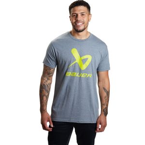 BAUER CORE LOCKUP SS CREW SR GREY