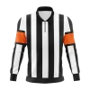Black Biscuit Sublimated Hockey Referee Jersey