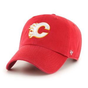 CALGARY FLAMES RED '47 CLEAN UP