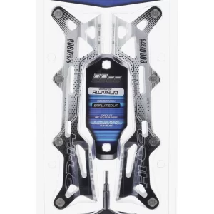 Mission Hi-Lo Silver Aluminum Chassis