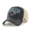 San Jose Sharks Vintage Black Tuscaloosa '47 CLEAN UP