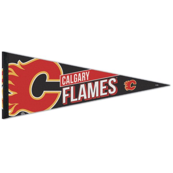 CALGARY FLAMES PREMIUM PENNANT 12" X 30"