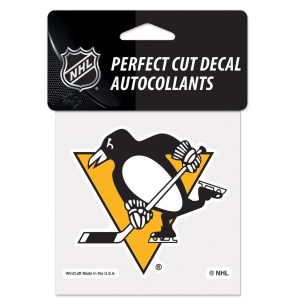 PITTSBURGH PENGUINS PERFECT CUT DECAL 4" X 4"