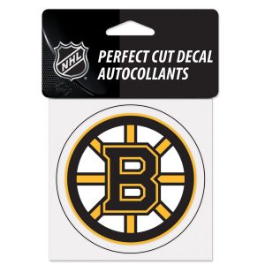 BOSTON BRUINS PERFECT CUT DECAL 4" X 4"
