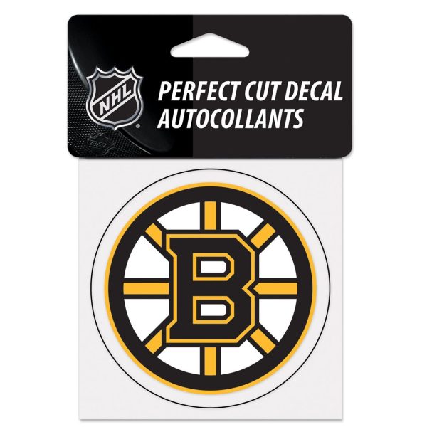 BOSTON BRUINS PERFECT CUT DECAL 4" X 4"