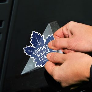 Alternative view of TORONTO MAPLE LEAFS PERFECT CUT DECAL 4" X 4"