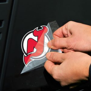 Alternative view of NEW JERSEY DEVILS PERFECT CUT DECAL 4" X 4"
