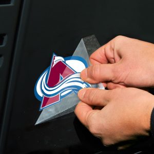 Alternative view of COLORADO AVALANCHE PERFECT CUT DECAL 4" X 4"