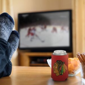 Alternative view of CHICAGO BLACKHAWKS STATE CAN COOLER 12 OZ.