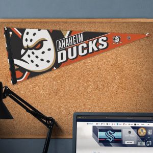 Alternative view of ANAHEIM DUCKS PREMIUM PENNANT 12" X 30"