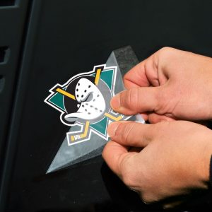 Alternative view of ANAHEIM DUCKS PERFECT CUT DECAL 4" X 4"