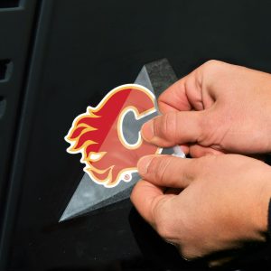 Alternative view of CALGARY FLAMES PERFECT CUT DECAL 4" X 4"